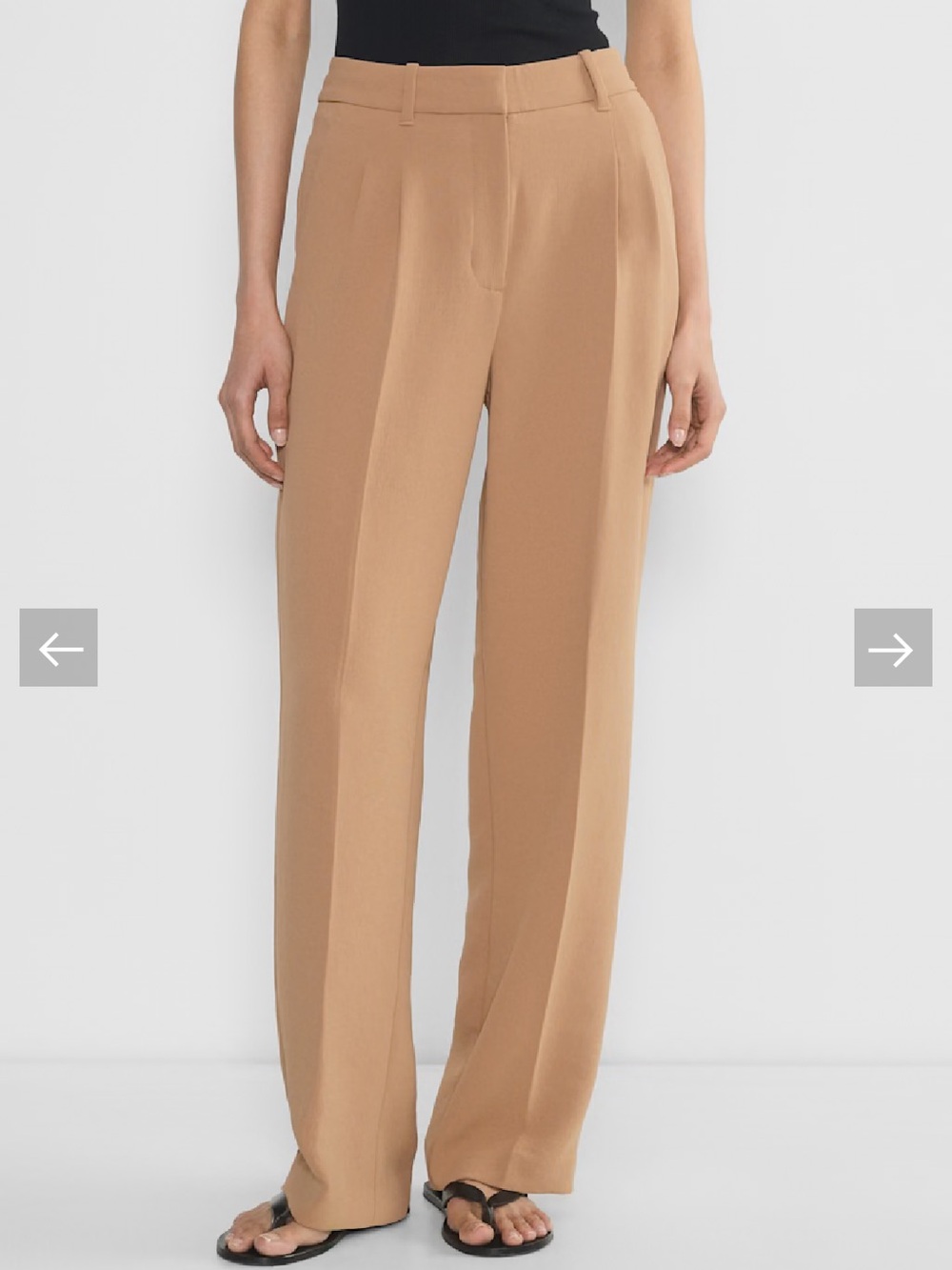 Aritzia Wilfred The Effortless Pant™. Bronze Camel. Size 8 Regular. EUC